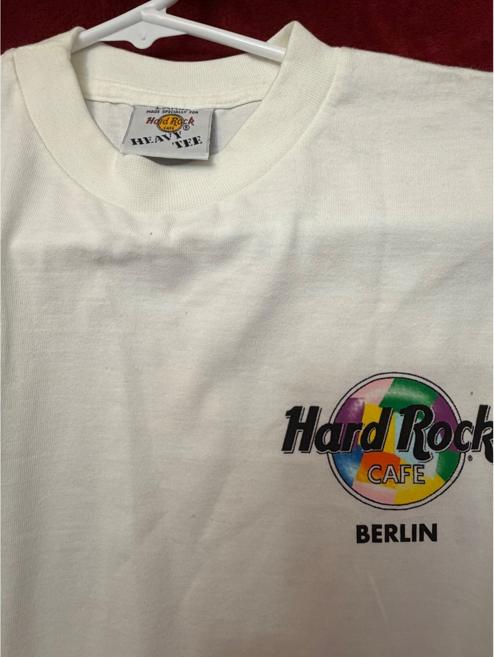 Hard Rock Cafe Berlin White Graphic T-Shirt Size L